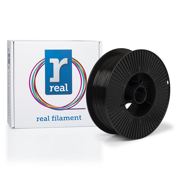 REAL filament zwart 1,75 mm PETG 3 kg  DFP02214 - 1