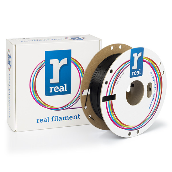 REAL filament zwart 1,75 mm PLA 0,5 kg  DFP02295 - 1