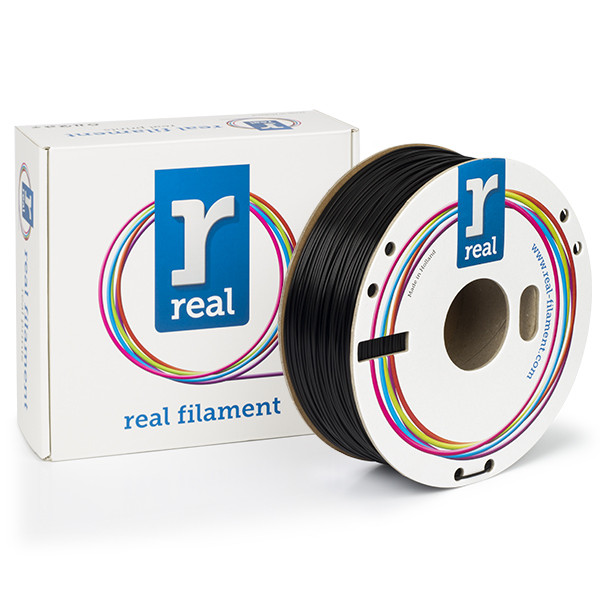 REAL filament zwart 1,75 mm PLA 1 kg  DFP02296 - 1