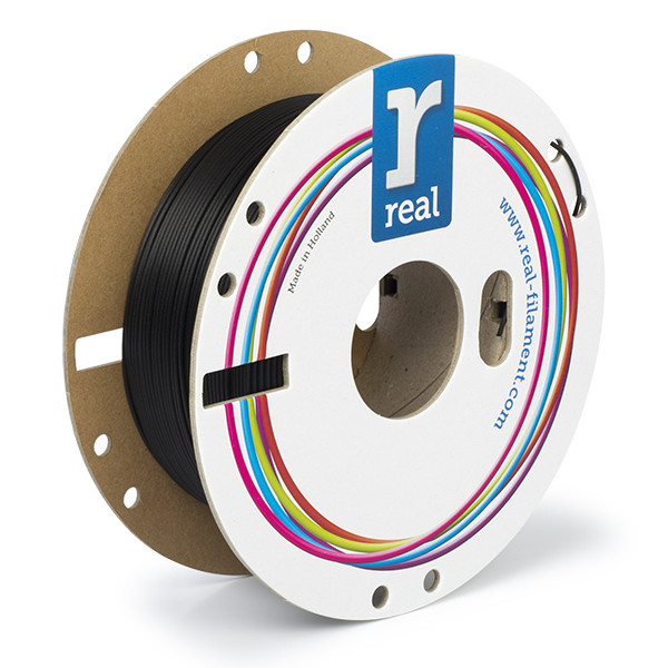 REAL filament zwart 1,75 mm PLA Tough 0,5 kg DFP02276 - 2