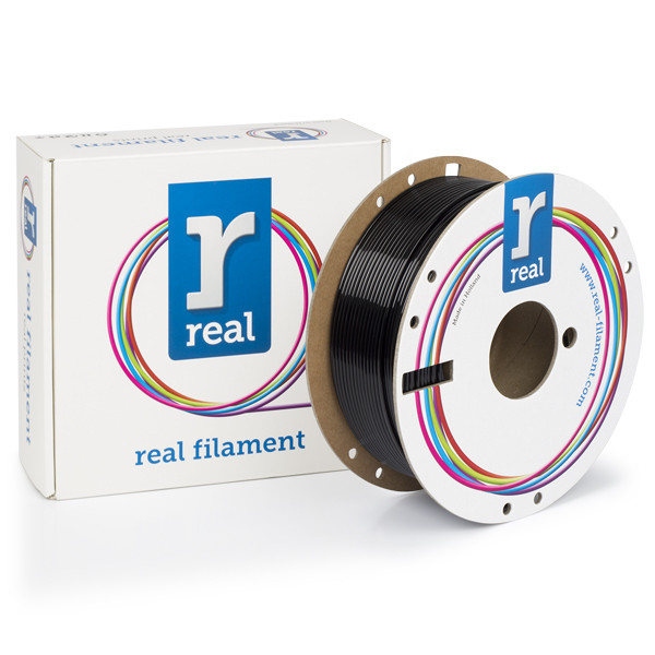 REAL filament zwart 2,85 mm PETG Recycled 1 kg NLPETGRBLACK1000MM285 DFE20141 - 1