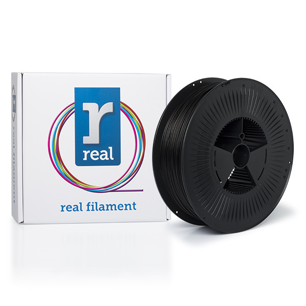 REAL filament zwart 2,85 mm PLA Recycled 5 kg DFP02314 - 1