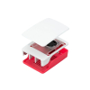 Raspberry Pi 5 behuizing in rood en wit