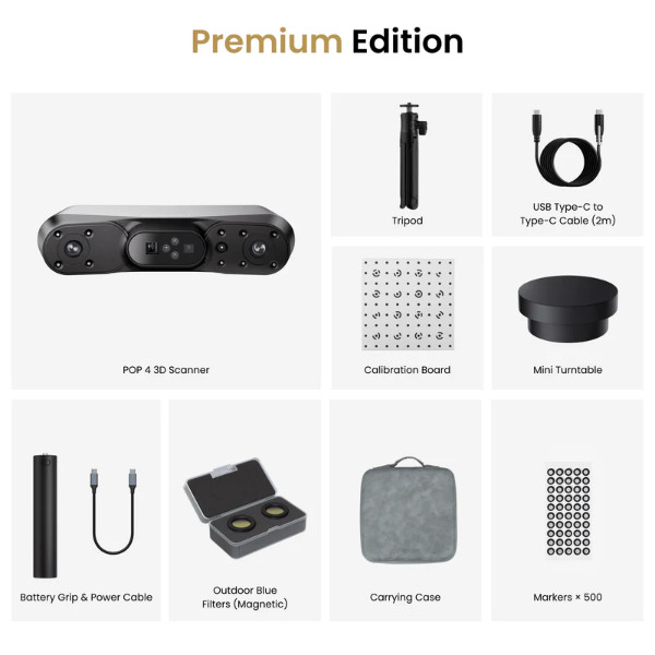Revopoint POP 4 3D Scanner Premium Edition DAR03066 - 2