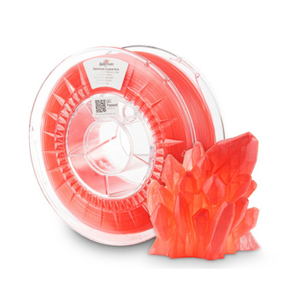Spectrum Filament PLA Crystal 1,75 mm Raspberry Red 1 kg DFS10079 - 1