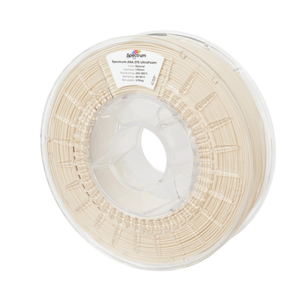 Spectrum LW-ASA UltraFoam filament Natural 1,75 mm 0.75 kg DFP16192 - 1