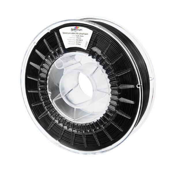 Spectrum LW-ASA UltraFoam filament Traffic Black 1,75 mm 0.75 kg DFP16187 - 1