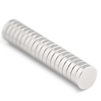 Supermagnete Schijfmagneet Ø 8 mm, hoogte 2 mm, houdt ca. 1,1 kg (20 stuks) DAR03041