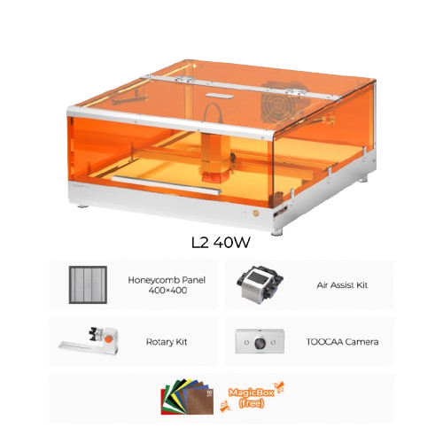 TOOCAA L2 Laser Engraver 40W Advanced Bundle DKI00404 - 1