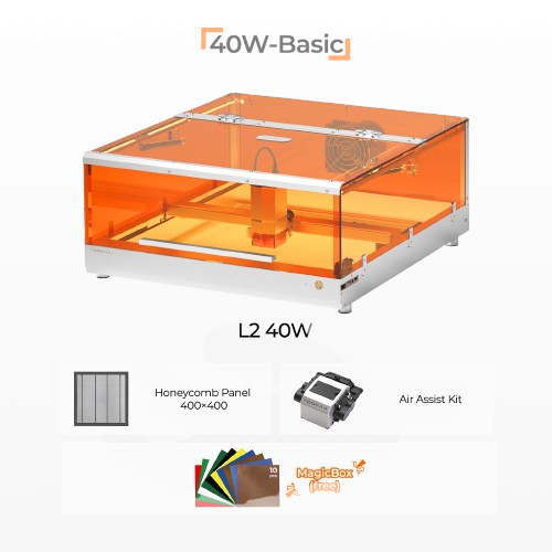 TOOCAA L2 Laser Engraver 40W Basic Bundle DKI00402 - 1