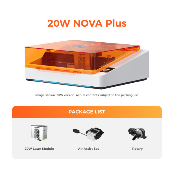 TOOCAA NOVA Laser Engraver 20W Rotary Bundle DKI00566 - 2