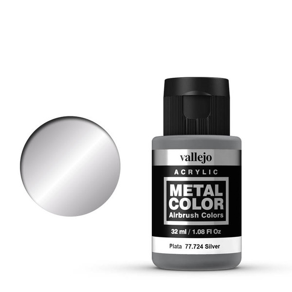 Vallejo Metaal kleur Silver 32 ml 77724 DAR01080 - 1