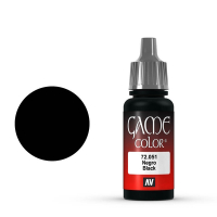 Vallejo acrylverf Black 17 ml 72051 DAR01087