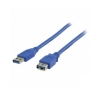 Valueline USB A 3.0 verlengkabel Hoge kwaliteit | 1 meter | Blauw  DDK00046
