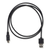 USB A naar mini USB kabel | 1 meter | USB 2.0 (Zwart)