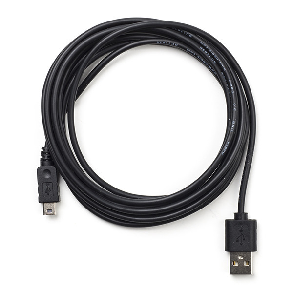 Valueline USB A naar mini USB kabel | 3 meter | USB 2.0 (Zwart) K010202038 DDK00124 - 1