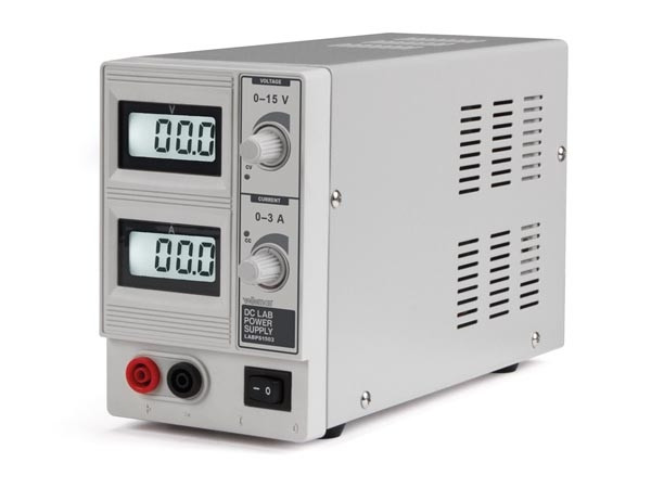 Velleman Labvoeding 0-15 VDC 0-3 A met LCD LABPS1503 DPS00006 - 1