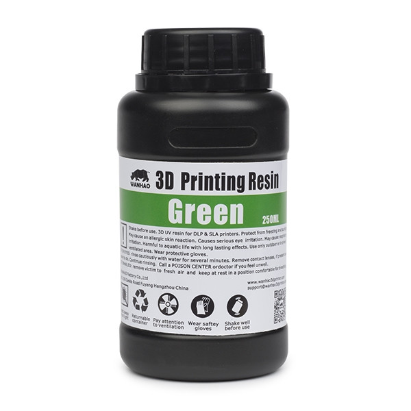 Wanhao UV resin groen 250 ml  DLQ02004 - 1