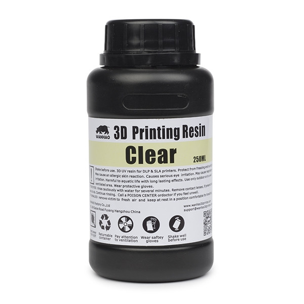Wanhao UV resin transparant 250 ml  DLQ02003 - 1