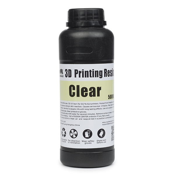 Wanhao UV resin transparant 500 ml  DLQ02011 - 1