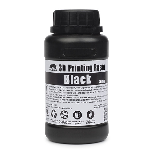 Wanhao UV resin zwart 250 ml  DLQ02002 - 1