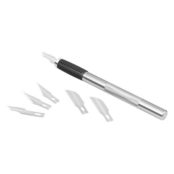 Westcott metalen scalpelmes inclusief 6 mesjes  221058 - 1
