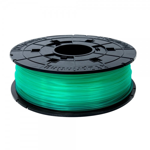 XYZprinting 1,75 mm filament PLA transparant groen 0,6 kg (Cartridge) RFPLAXEU01C DFP05010 - 1