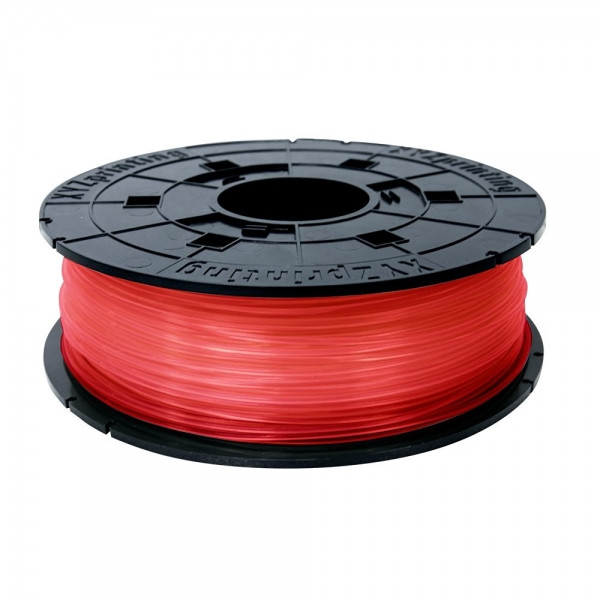 XYZprinting 1,75 mm filament PLA transparant rood 0,6 kg (Cartridge) RFPLAXEU03K XYRFPLAXEU03K DFP05012 - 1