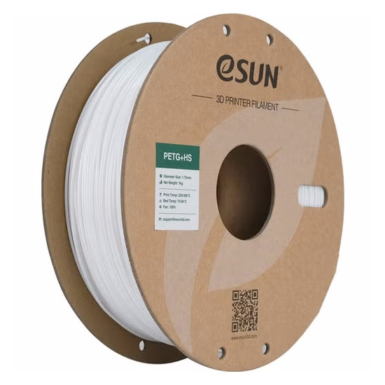 eSUN ePETG+HS - Wit - 1,75 mm - 1 kg DFE20366 - 1