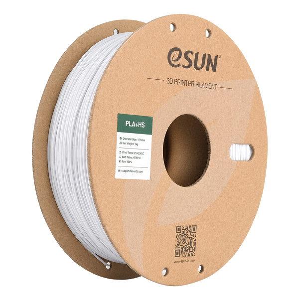 eSUN ePLA+HS - Koud Wit - 1,75 mm - 1 kg DFE20358 - 1
