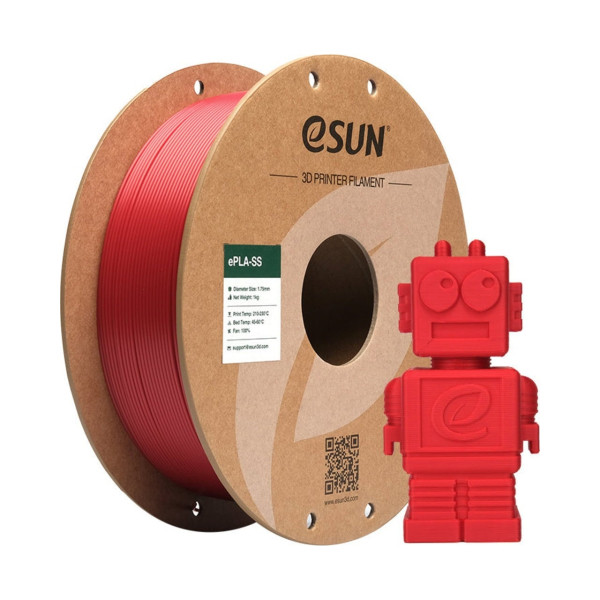eSUN ePLA-SS - Rood - 1,75 mm - 1 kg DFE20354 - 1