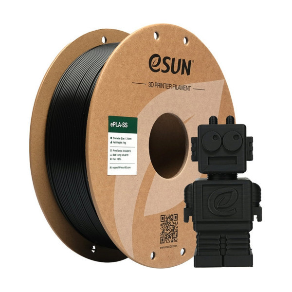 eSUN ePLA-SS - Zwart - 1,75 mm - 1 kg DFE20351 - 1