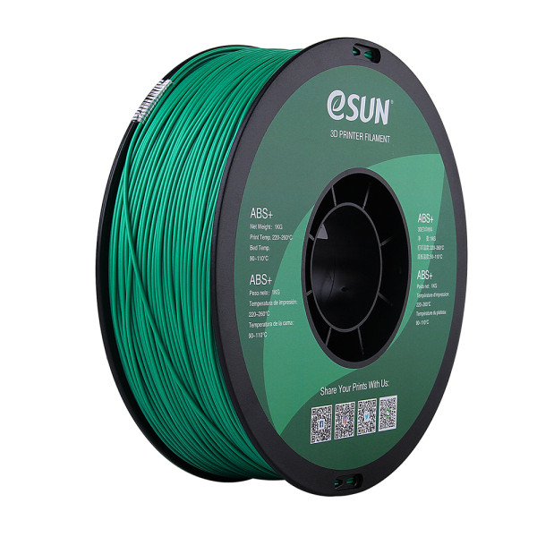 eSun ABS+ filament 1,75 mm Green 1 kg ABS175G1 DFE20019 - 1