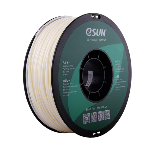 eSun ABS+ filament 2,85 mm Natural 1 kg  DFE20032 - 1