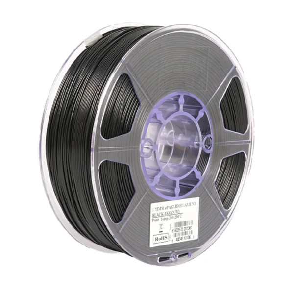 eSun PA12 filament 1,75 mm Black 1 kg (Nylon) DFE20234 - 1