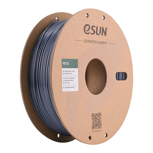 eSun PETG filament 1,75 mm Solid Grey 1 kg DFE20273 - 1