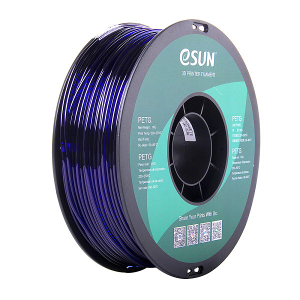 eSun PETG filament 2,85 mm Blue 1 kg PETG285U1 DFE20054 - 1