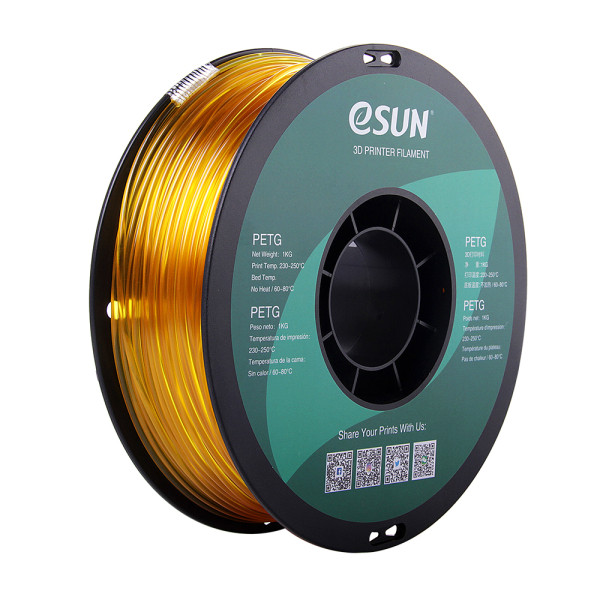 eSun PETG filament 2,85 mm Yellow 1 kg  DFE20058 - 1