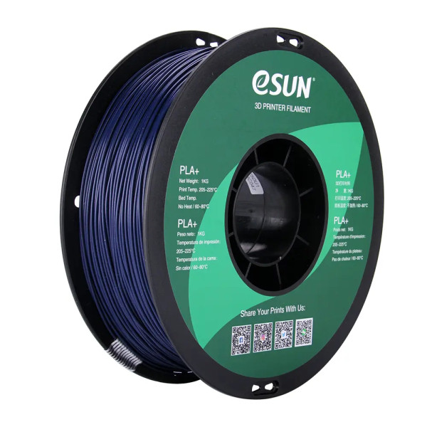 eSun PLA+ filament 1,75 mm Dark Blue 1 kg  DFE20274 - 1