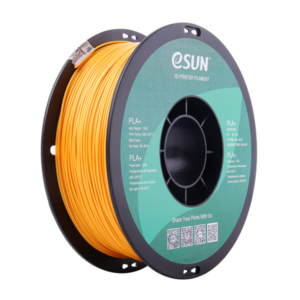 eSun PLA+ filament 1,75 mm Gold 1 kg PLA175J1 DFE20093 - 1
