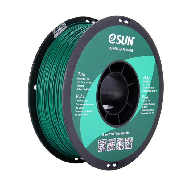 eSun PLA+ filament 1,75 mm Green 1 kg PLA175G1 DFE20095 - 1