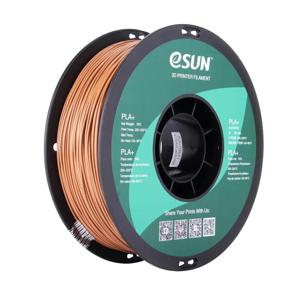 eSun PLA+ filament 1,75 mm Light Brown 1 kg  DFE20276 - 1