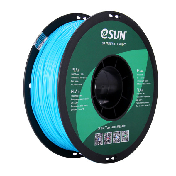 eSun PLA+ filament 1,75 mm Light Blue 1 kg PLA175D1 DFE20097 - 1