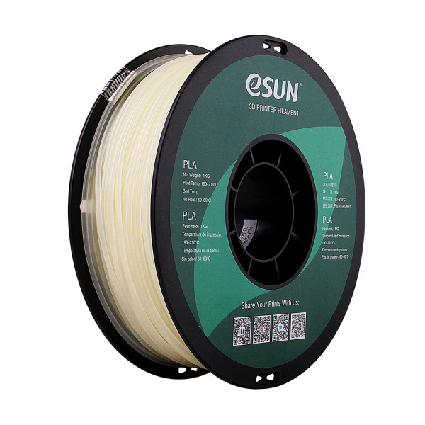 eSun PLA filament 2,85 mm Natural 1 kg PLA285N1 DFE20079 - 1
