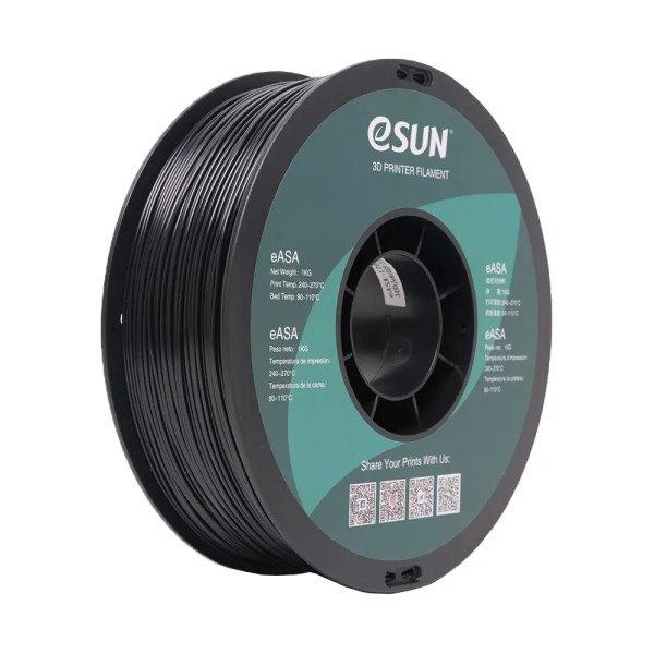 eSun eASA filament 1,75 mm Black 1 kg  DFE20231 - 1