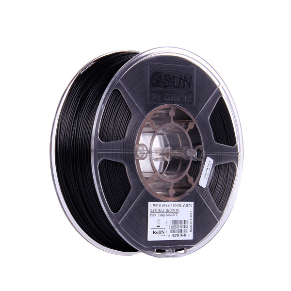 eSun ePA-CF filament 1,75 mm zwart 1 kg (Nylon) ePA-CF175N1 DFE20040 - 1