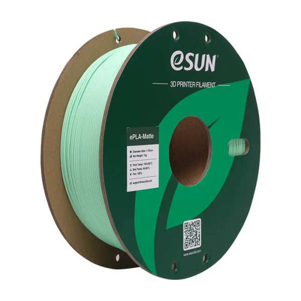 eSun ePLA-Matte filament 1,75 mm Mint Green 1 kg (paper spool)  DFE20251 - 1