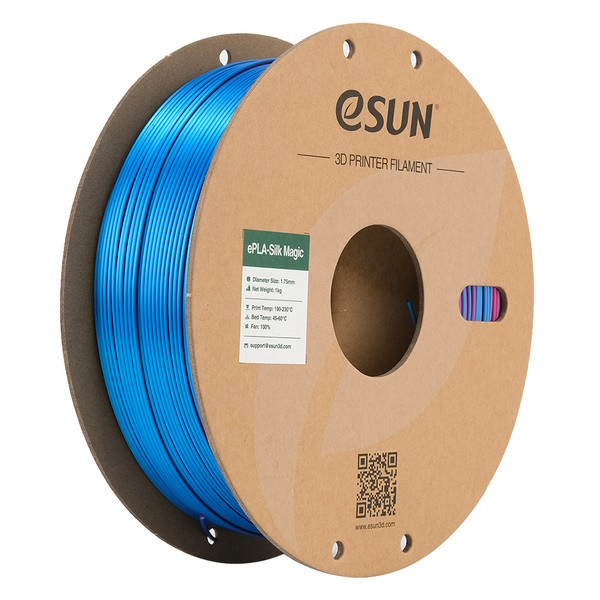 eSun ePLA-Silk Magic filament 1,75 mm Red Blue 1 kg ePLA-SilkMagic175RU1 DFE20223 - 1