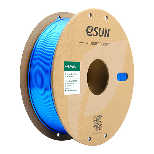 eSun eSilk-PLA filament 1,75 mm Blue 1 kg ePLA-Silk-P175U1 DFE20192 - 1