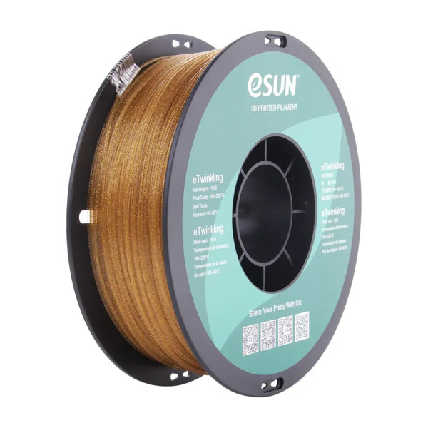 eSun eTwinkling filament 1,75 mm Gold 1 kg  DFE20264 - 1